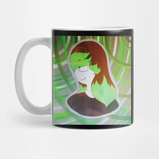 Girl in Green Mug